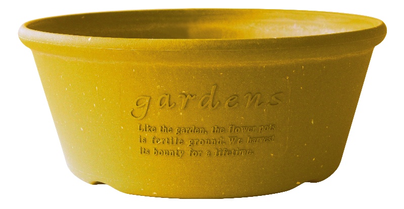 fioriera papier mostarda hachiman per composizioni floreali contemporanee